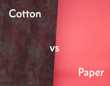 Cotton Muslin vs Paper Backdrops