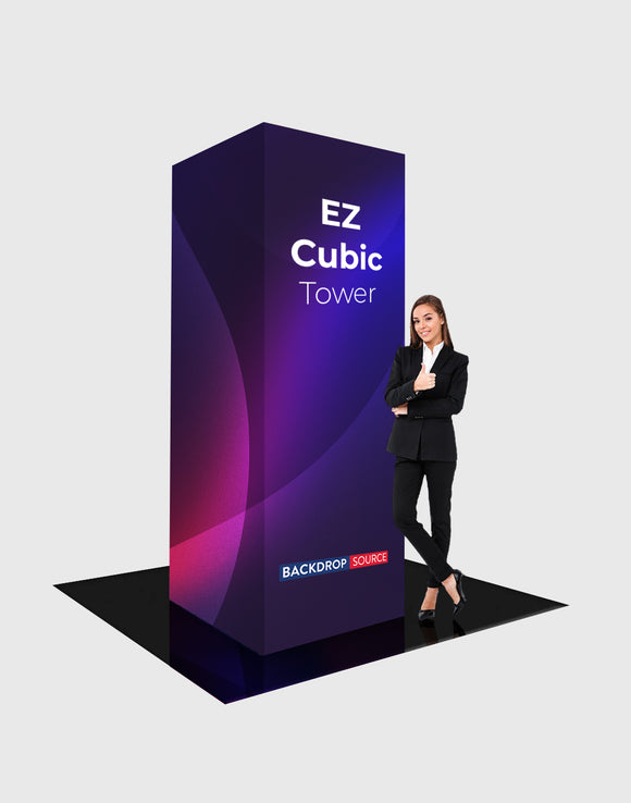 Espositore in tessuto EZ Cubic Tower