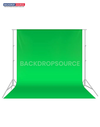 Fondale Chroma Key Green Screen da 20' L x 20' H con supporto