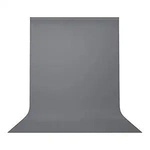 Heavy Duty Pure Muslin Photography Backdrop - Gray