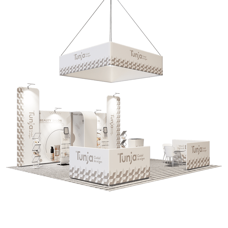 Modular Booth Kits 20ft x 20ft - Model 07 - Backdropsource