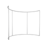 Parete di recinzione curva a 180°