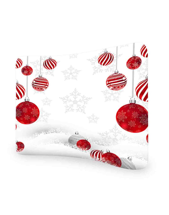 Christmas CURVED TENSION FABRIC MEDIA WALL