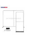 EZ Exhibit Essentials: 10x10 Booth Kit with Backwall and Banner Stand