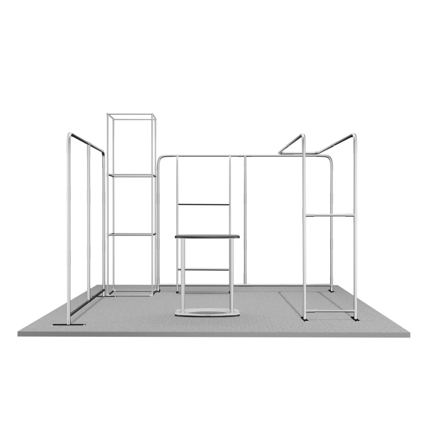 Kit stand modulari 20 piedi x 20 piedi - Modello 01