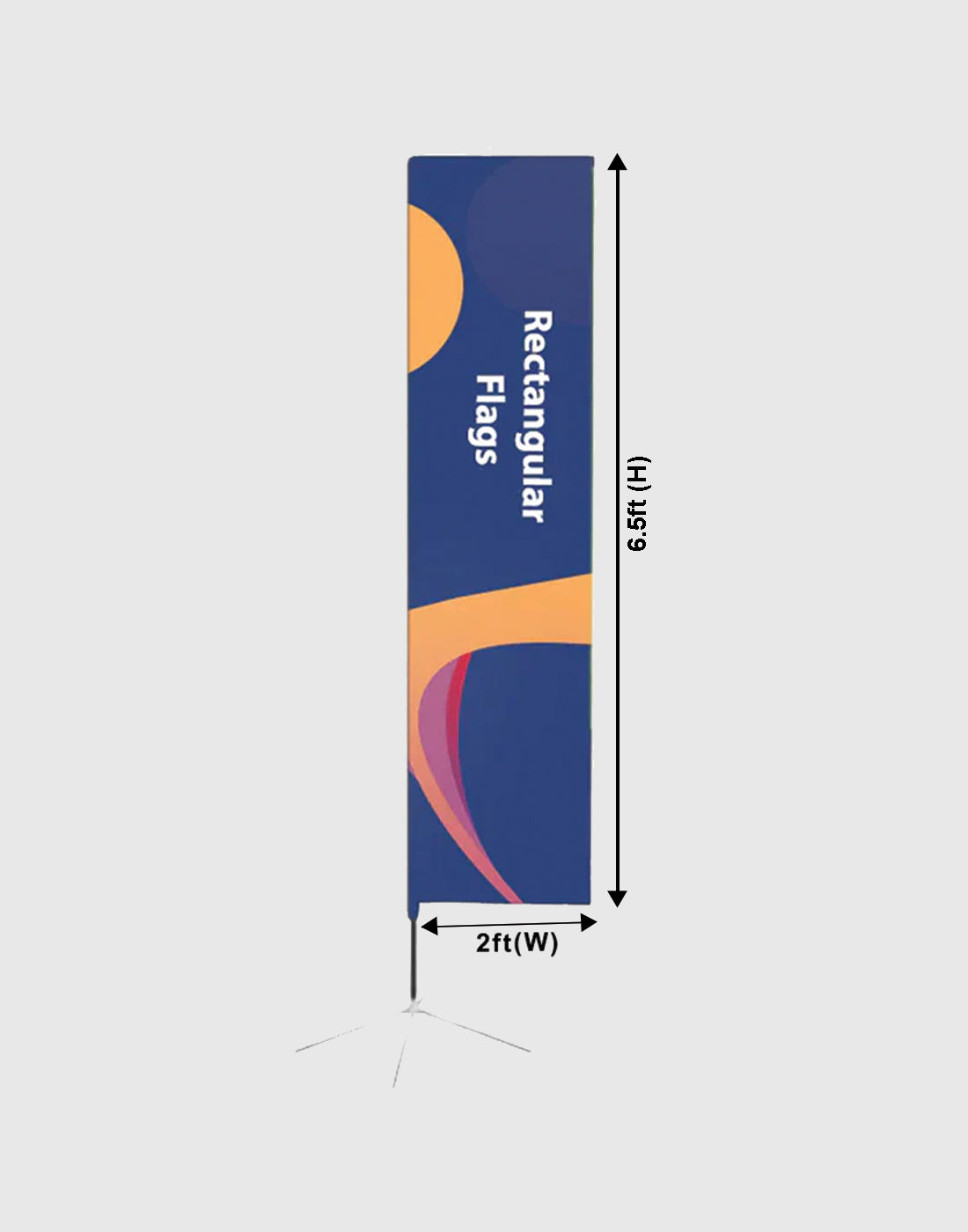 Rectangle Flag - Backdropsource