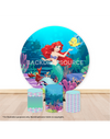 Pre Designed Round Backdrop Kits with Counter for Birthday Parties & Event