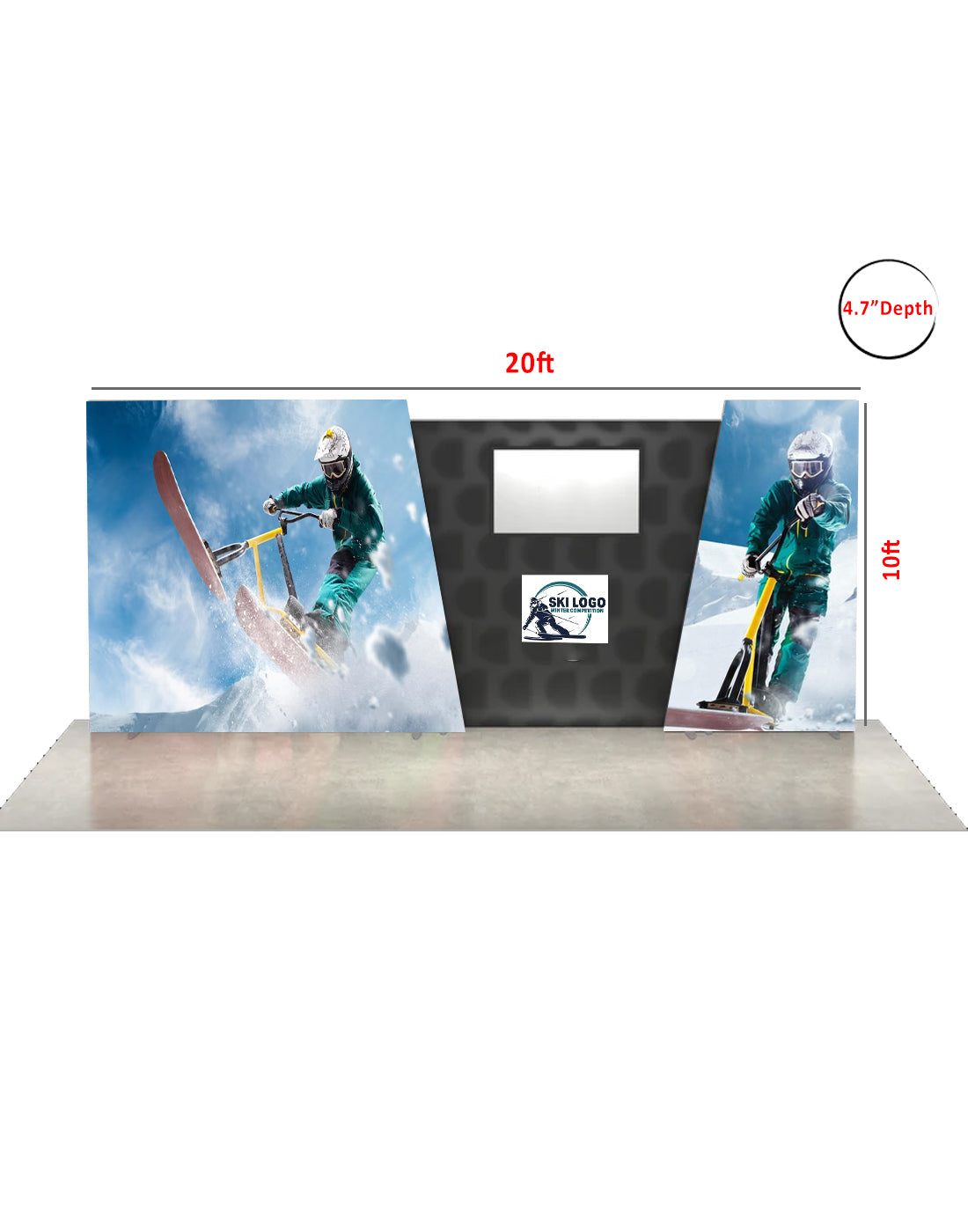 Illuminate Your Exhibit with SEG Panels- 20ft x 10ft - Backdropsource