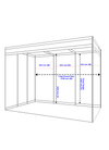 Shell Scheme Exhibition Graphics for 10ft Wide x 10ft Depth Booth - Backdropsource