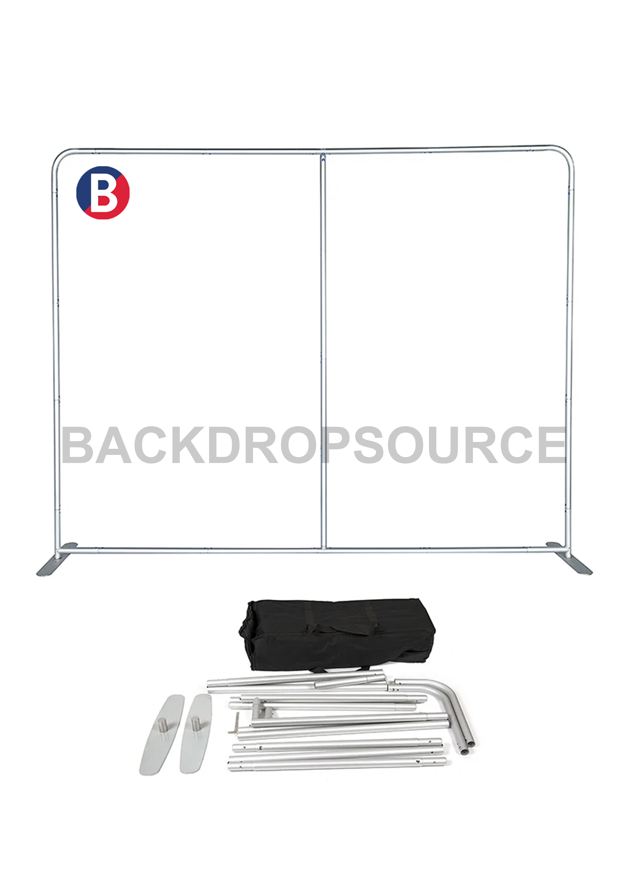 Straight Tension Fabric Backdrop Media Wall