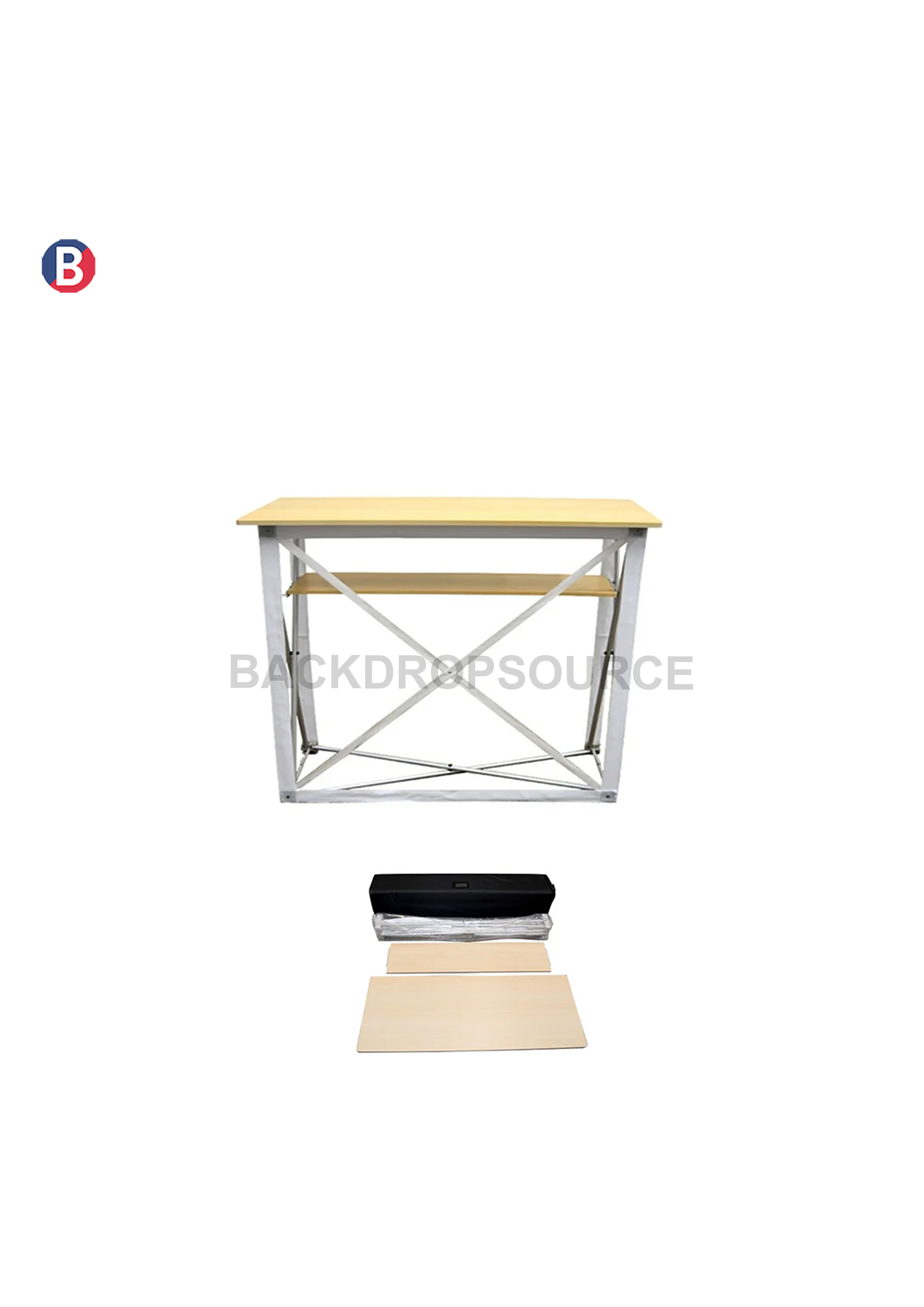 Table Pop Up Fabric Display Counter (For Podium & Booth Exhibitions)