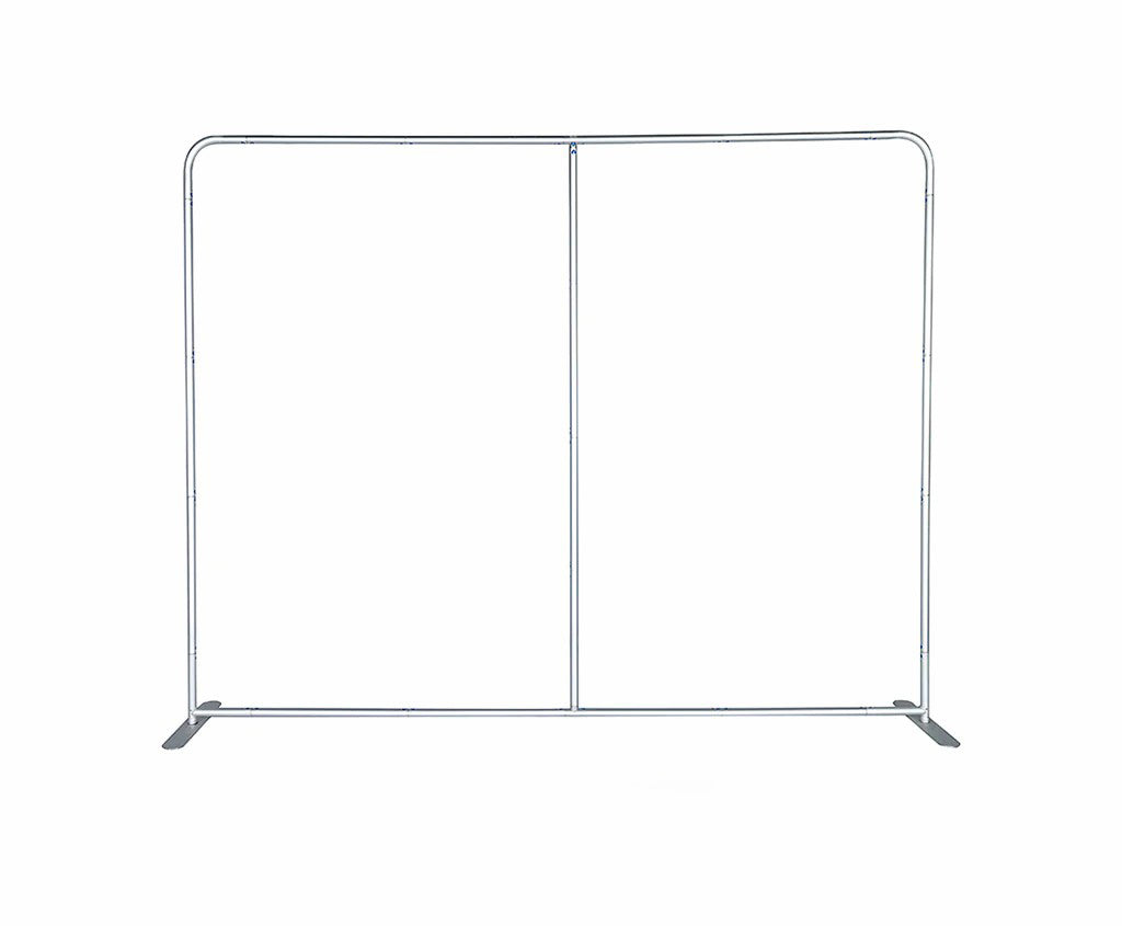 Ultimate 10x10 Booth Kit with Backwall, Side Walls, Counter, and Lights - Backdropsource