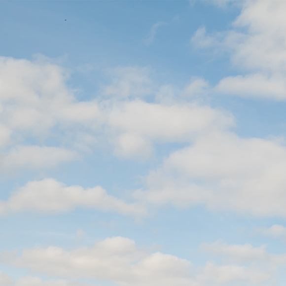 Blue Sky Clouds Backdrop - Backdropsource