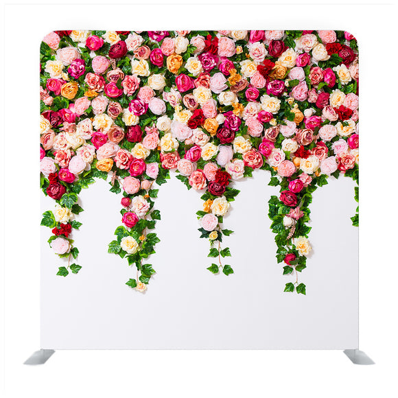 Beautiful Flowers Background Media Wall - Backdropsource