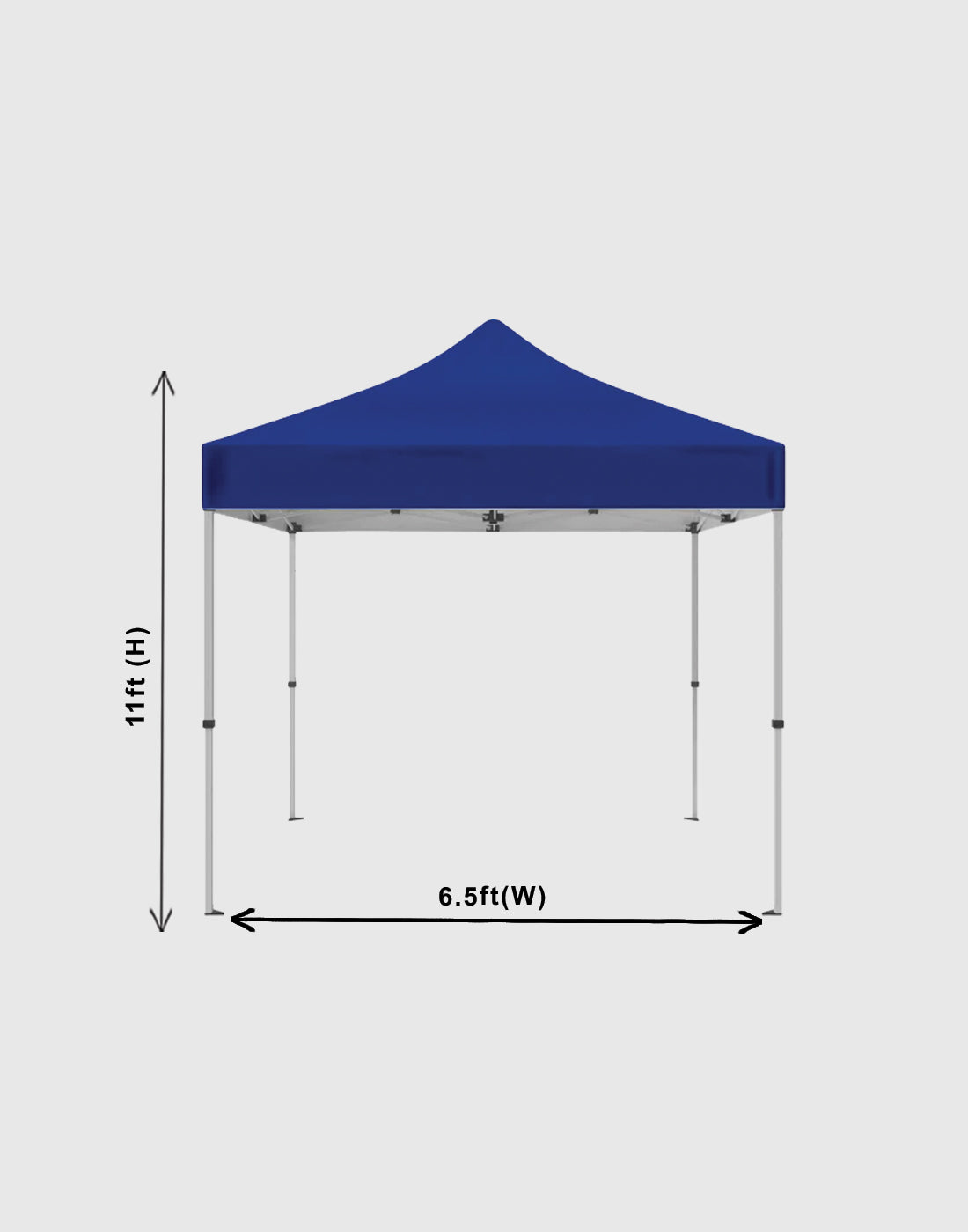 Heavy Duty Custom Canopy Tent (6.5ft x 10ft) - Backdropsource