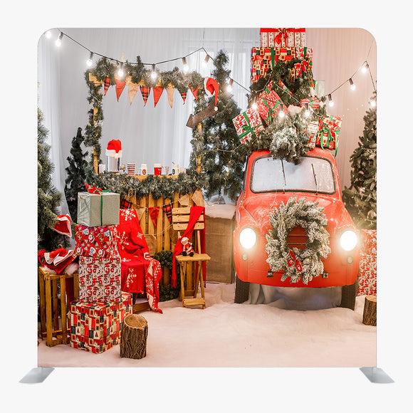 Christmas STRAIGHT TENSION FABRIC MEDIA WALL - 121 - Backdropsource