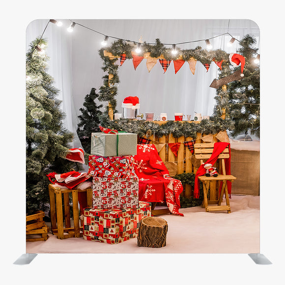 Christmas STRAIGHT TENSION FABRIC MEDIA WALL - 68 - Backdropsource