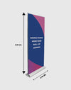 Double-sided wide base Roll Up Banner - Backdropsource