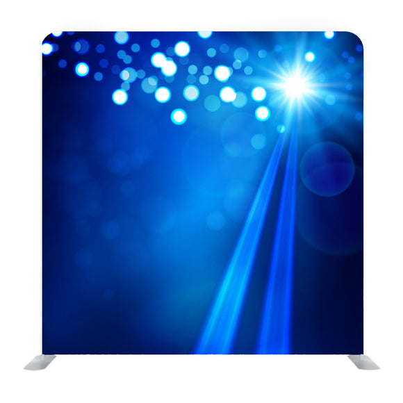 Floodlight Spotlight Blue Background Media Wall - Backdropsource