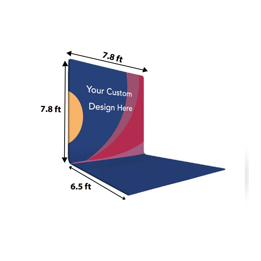 Custom Printed L - Shaped Exhibition Booth - Backdropsource