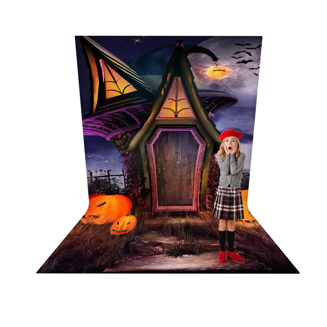 Halloween Realistic 3D Design Backdrop  L - Shaped Backwall - Backdropsource