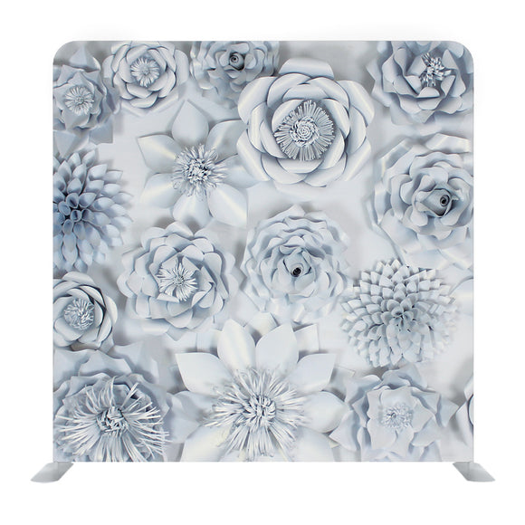 Silver Gliter flower Media wall - Backdropsource