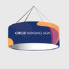 Sky Tube Circle Hanging Banner - Backdropsource