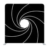 Sprial pattern with black backdrop Media wall - Backdropsource