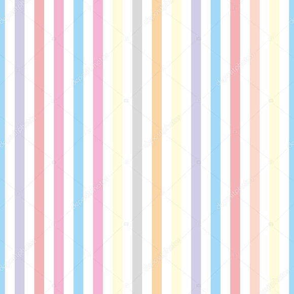 Seamless Vector Pastel Stripe Print Photography Backdrop